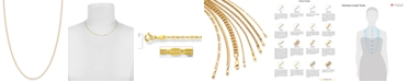 Italian Gold 16" Flattened Link Chain Necklace (1-9/10mm) in 14k Gold